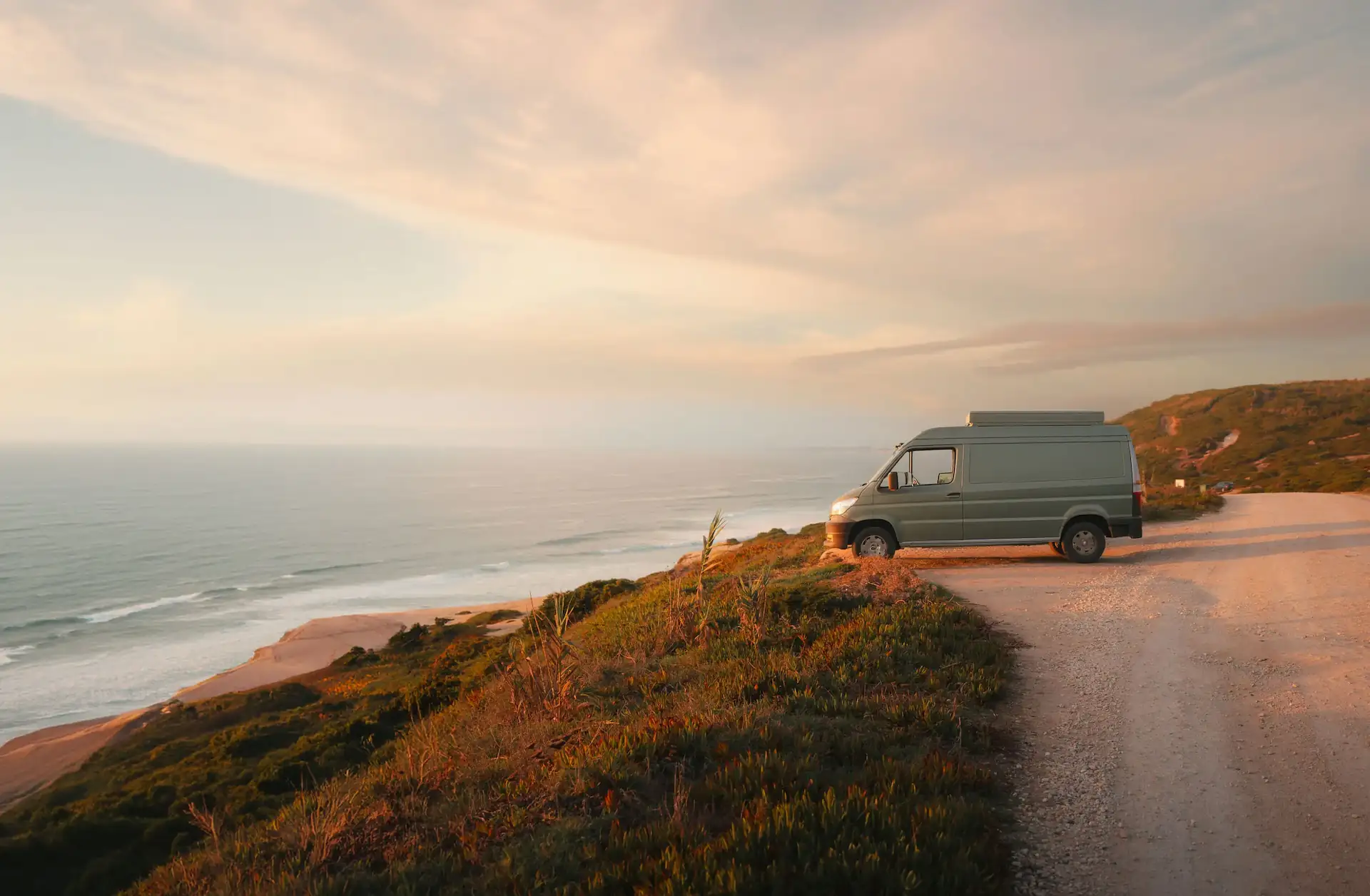 Camper en carretera